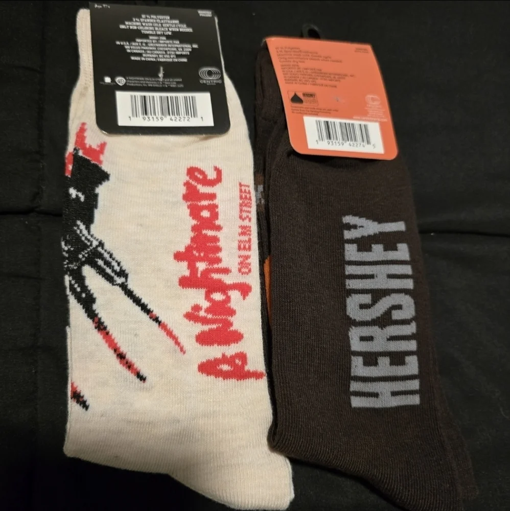 Freddy & Hersheys Candy Halloween Socks NWT Men Size‎ 6-12